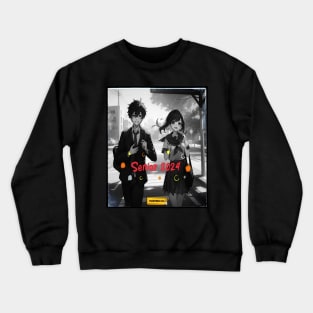 Senior 2024 Counterfeit Anime Aesthetic - PanfurWare LLC Crewneck Sweatshirt